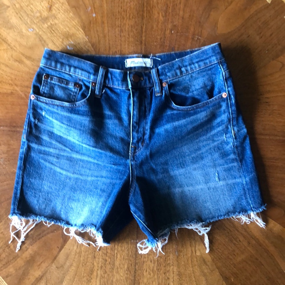 Madewell High Rise Denim Shorts